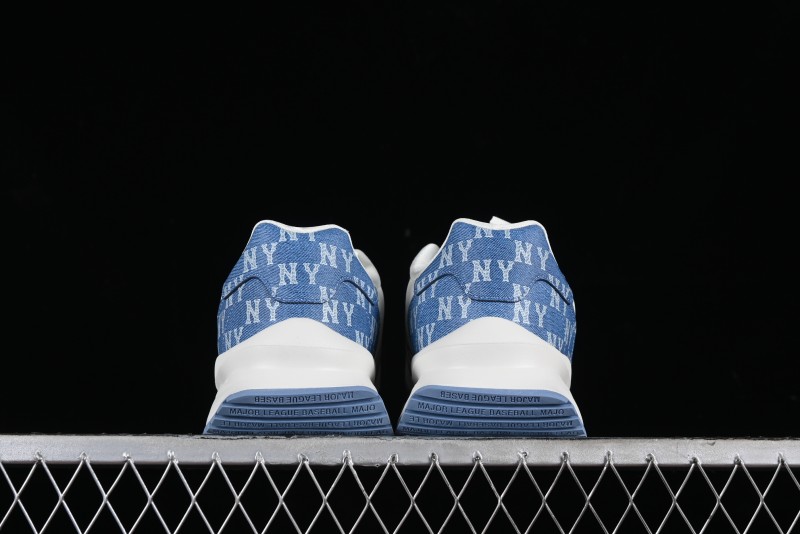 New York Yankees MLB Chunky Runner Denim Monogram Lightweight Casual Sneakers - 3ARNCRD4N50BLS