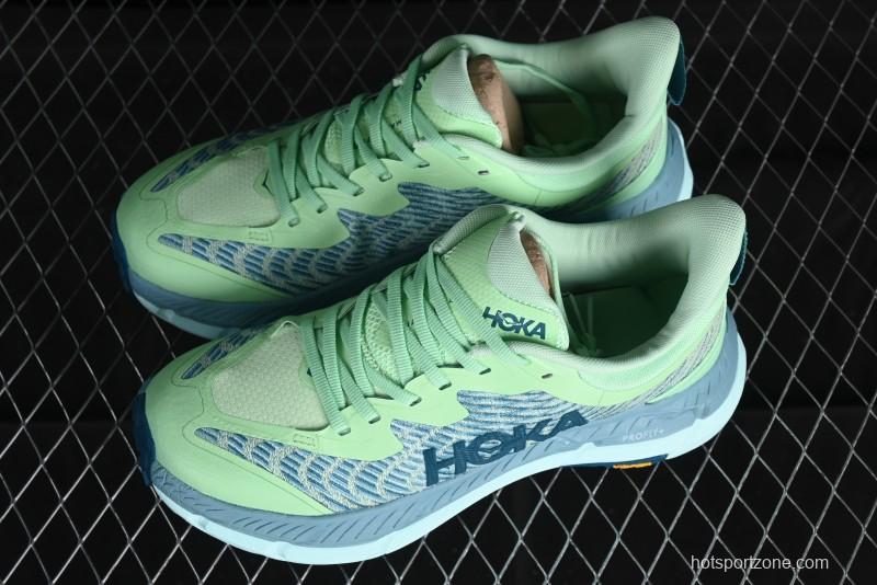 Hoka One One Mafate Speed 4 Low-Cut Professional Trail Running Shoes - 1129930 LGOM