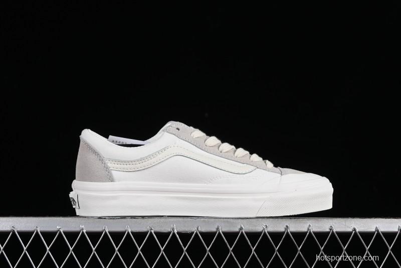 Vans Old Skool Reissue 136 Classic Low-Top Skate Shoes with Detachable Cushioned Insole - VN000MT6QC5