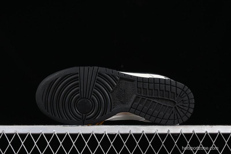 Nike SB Dunk Low OFF-WHITE Collaboration - Anniversary Edition Customized Low-Top Casual Skate Shoes - DJ2024-003