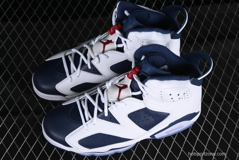 Nike Air Jordan 6 Retro "Olympic" Basketball Shoes - CT8529-164