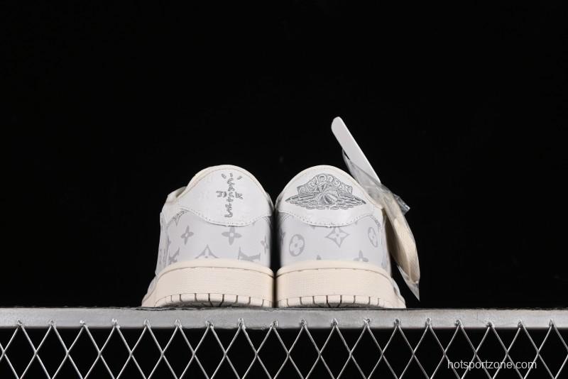 Nike Air Jordan 1 Low OG SP Travis Scott x Fragment Design Collaboration Sneakers - LX1988-700