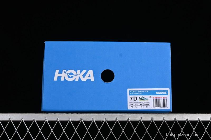 Hoka One One Challenger ATR 7 Low Trail Running Shoes with Enhanced Cushioning and Breathable Mesh - 1134498 OMLG