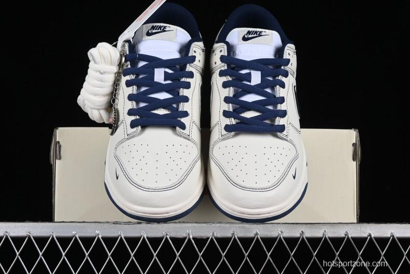 Nike SB Dunk Low UN Collaboration - Light Blue Swoosh Anniversary Custom Low-Top Casual Skate Shoes - FC1688-138