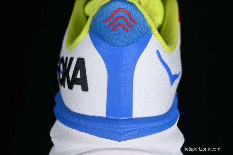 HOKA ONE ONE Clifton 9 Lightweight Knit Mesh Running Shoes with Enhanced Cushioning - 1127895 BVR