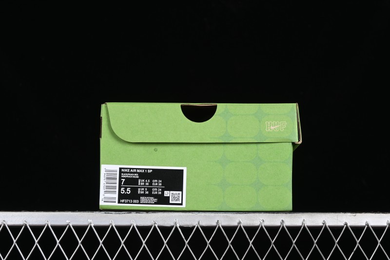 Nike Air Max 1 Retro Running Shoes with Half-Sole Air Cushion - HF3713-003
