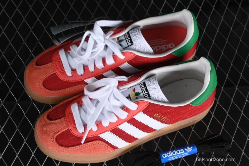 Adidas Originals Gazelle Indoor IF9641 Retro Casual Slip-Resistant Low-Top Sneakers - IF9641