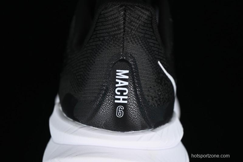 HOKA ONE ONE MACH 6 Flagship Racing Shoes with Carbon Plate Technology and Asymmetric Design - 1147790 BWHT