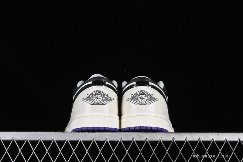 Nike Air Jordan 1 Low "Purple" Casual Sneakers - HF5759-101