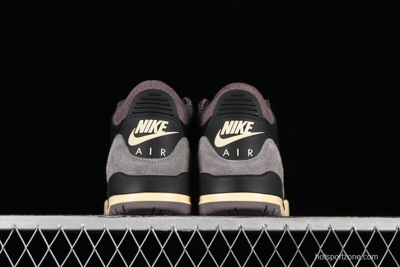 Nike A Ma Maniere x Air Jordan 3 Retro Black Sneakers - FZ4811-001