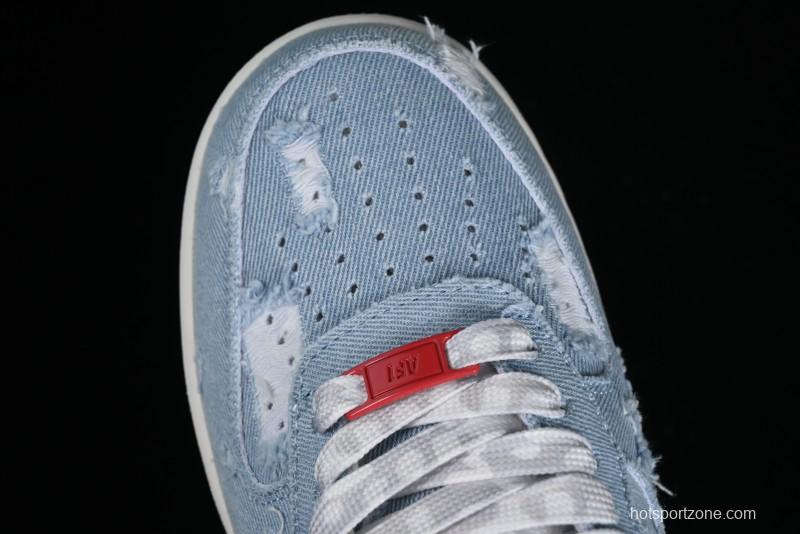 Levi's x Nike Air Force 1 '07 Low Denim Casual Sneakers - CH2211-168