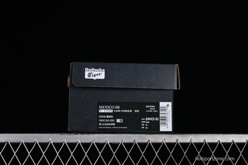 Onitsuka Tiger Mexico 66 Low-Top Leather Sneakers for Casual Running - 1183C102-200