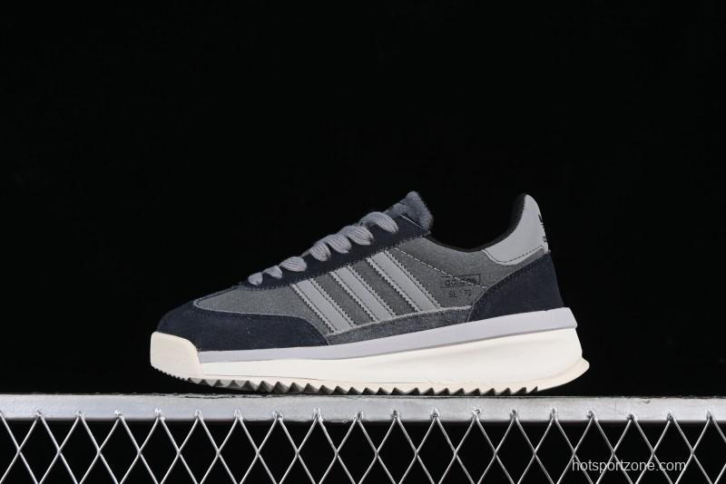 Adidas Originals SL 72 Retro Running Shoes with Nylon Upper and Rubber Outsole - IH5633