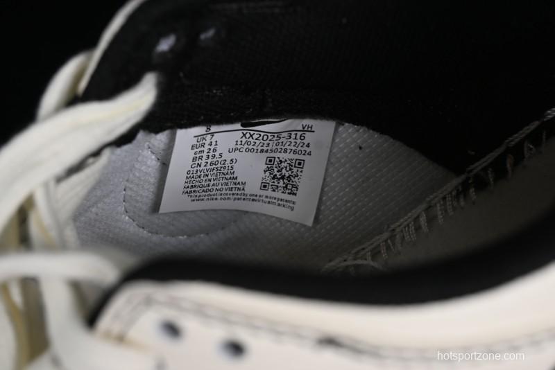 Nike SB Dunk Low Supreme Collaboration - Beige Black Line Anniversary Customized Low-Top Casual Skate Shoes - XX2025-316