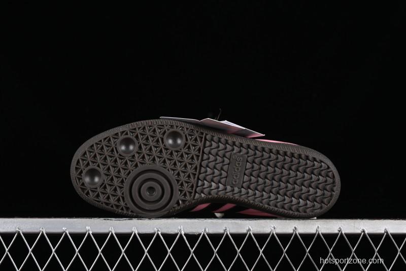 Adidas Samba OG B75807 Customized Casual Sneakers with Vibrant Hot Pink and Sweet Black Colorway - B75807