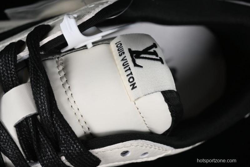 Nike Travis Scott x Fragment Design x Jordan Air Jordan 1 Low OG SP AJ1 LV Grey Black Pig Print Low-top Casual Sneakers - SJ2068-101