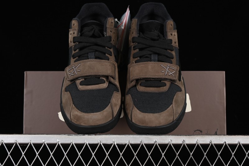 Nike Travis Scott x Jordan Cut The Check AJ1 Basketball Shoes with Velcro Design - FZ8117-204