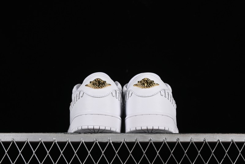 Nike Air Jordan 1 Low Method of Make Casual Sneakers in White Gold - FN5032-100