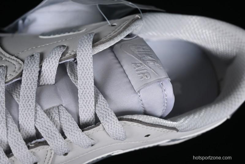 Nike Air Jordan 1 Low AJ1 Grey Silver Low-Top Casual Sneakers - CZ0790-002