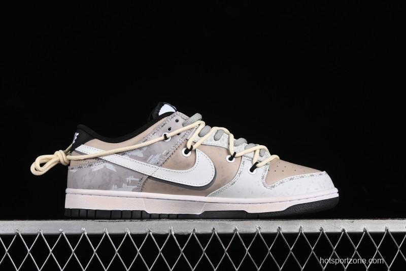 Nike Dunk Low "Joker" Speed Space Breaker White Grey SB Strap Casual Skate Shoes - DD1391-100