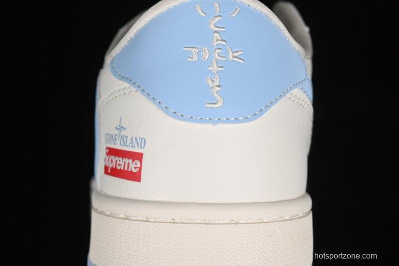 Nike Travis Scott x Fragment Design x Air Jordan 1 Low OG SP AJ1 Stone Island Collaboration - BB6588-105