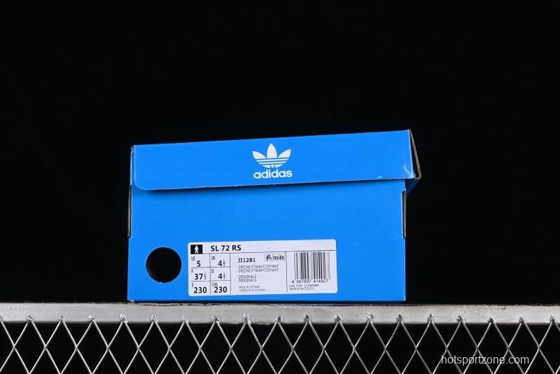 Adidas Originals SL 72 RS Retro Running Shoes with Ecotex Tongue and EVA Midsole - JI1281