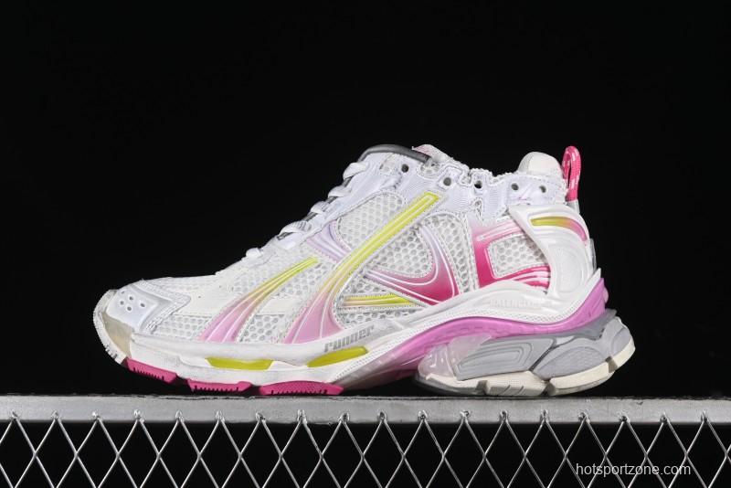 Balenciaga Runner Kith Four Color Retro Casual Sneakers - W3RMU9517