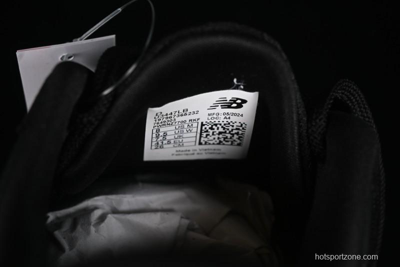 New Balance 3447 Series Textile Layer Leather Retro Casual Running Shoes - U3447LB
