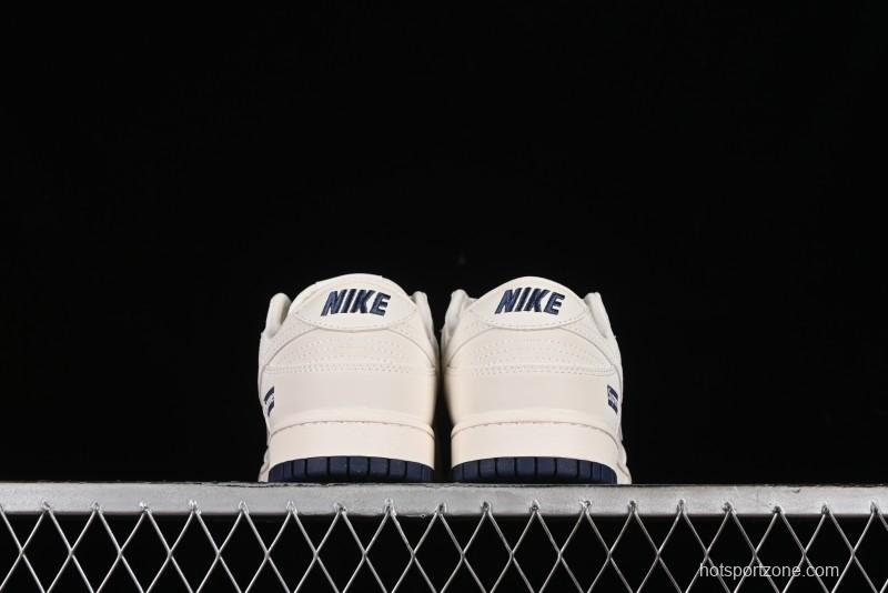 Nike SB Dunk Low Supreme Collaboration - Classic Beige Blue Anniversary High-End Custom Low-Top Casual Skate Shoes - XX8888-003