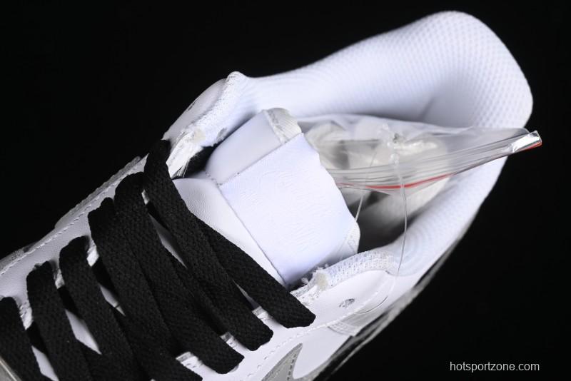 Nike Air Force 1 '07 Low Custom Hand-Painted 2D Theme with Broken Three-Hook Shadow and Strap - CW2288-111