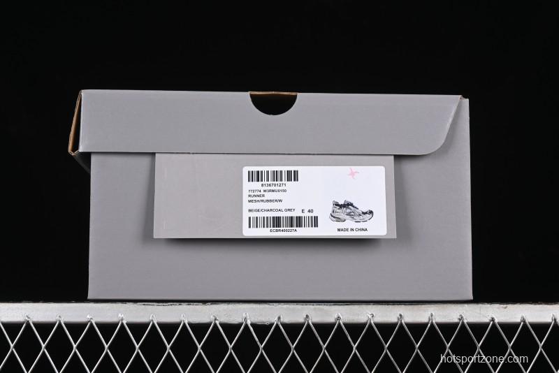 Balenciaga Runner Kith Four Color Retro Casual Shoes - W3RMU0150