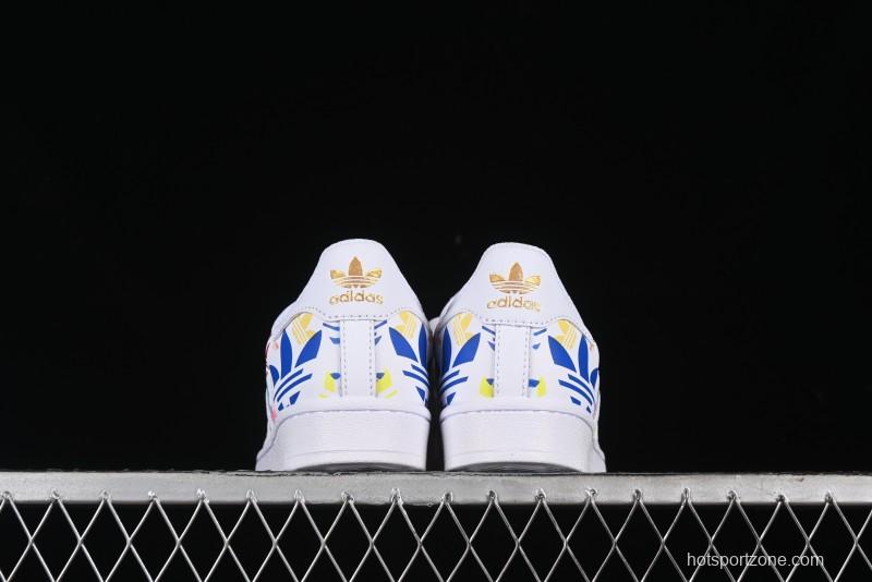 Adidas Superstar H00183 Casual Sneakers with Shell Toe Design - H00183