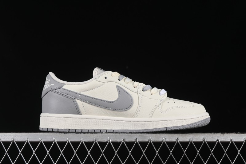 Nike Travis Scott x Fragment Design x Air Jordan 1 Low OG SP AJ1 Collaboration Sneakers - DM7866-021