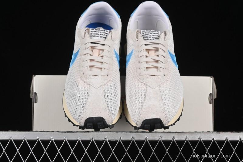 Nike Stussy Roshe Run LD-1000 Comfortable Versatile Slip-Resistant Durable Waffle Low-Top Casual Running Shoes - FQ5369-001