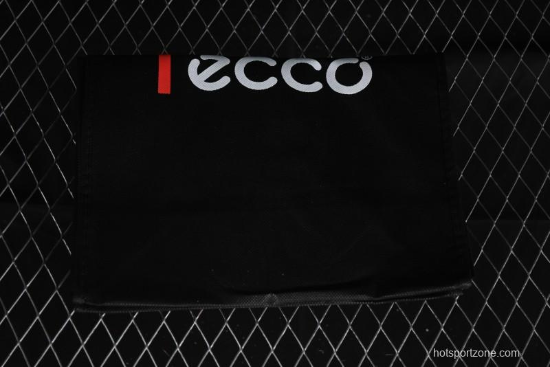 ECCO 2024 New Fashion Simple Versatile Genuine Leather White Sneakers - 61881301002