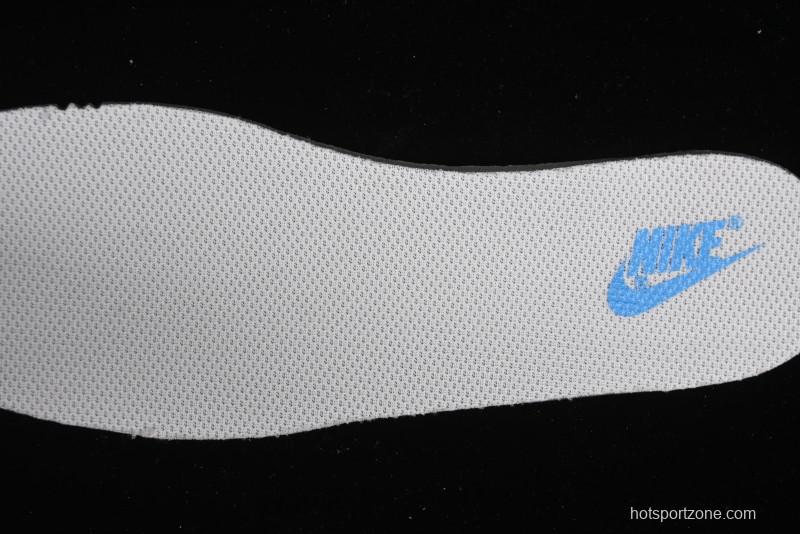 Nike SB Dunk Low Supreme Collaboration - Cream White with Sky Blue Swoosh Anniversary Customized Low-Top Casual Skate Shoes - DJ2024-012