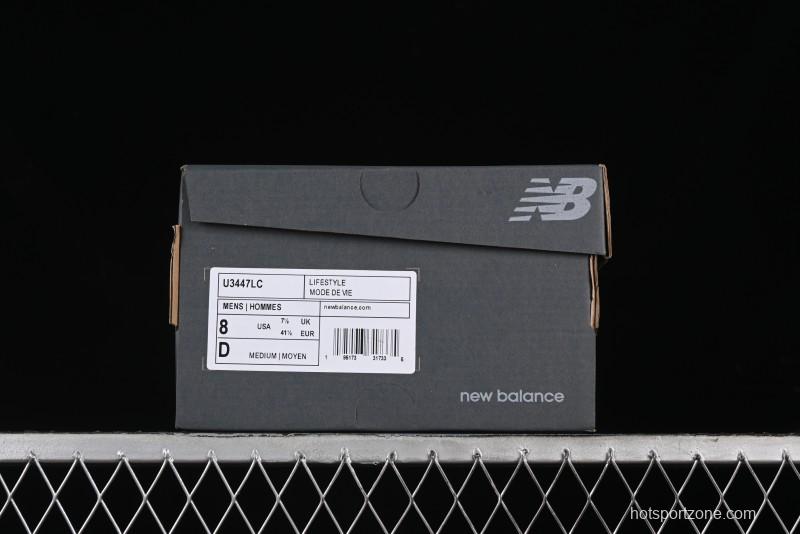 New Balance 3447 Series Retro Casual Running Shoes with Textile and Leather Upper - U3447LC