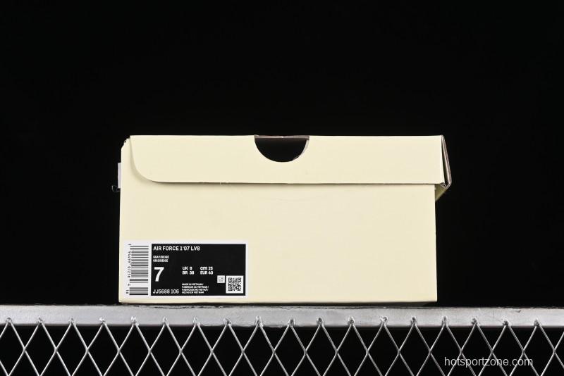 Nike SB Dunk Low Supreme Collaboration - Beige White Fox Lettering Anniversary High-End Custom Low-Top Casual Skate Shoes - JJ5688-106