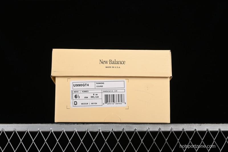 New Balance 990 Series Premium Made in USA Retro Running Shoes - M990GT4