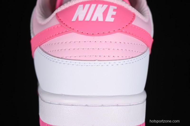 Nike SB Dunk Low Glacier Pink Low-Top Casual Skateboarding Shoes - HQ1181-661