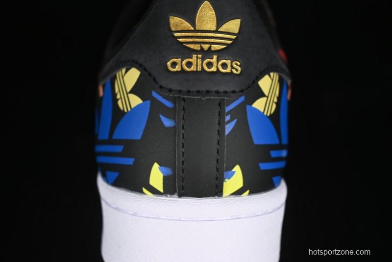Adidas Superstar H00182 Casual Sneakers with Shell Toe Design - H00182