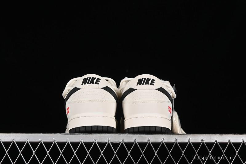 Nike SB Dunk Low Supreme Collaboration - Starry Night Black Engraving Anniversary High-End Custom Low-Top Casual Skate Shoes - JJ5688-108