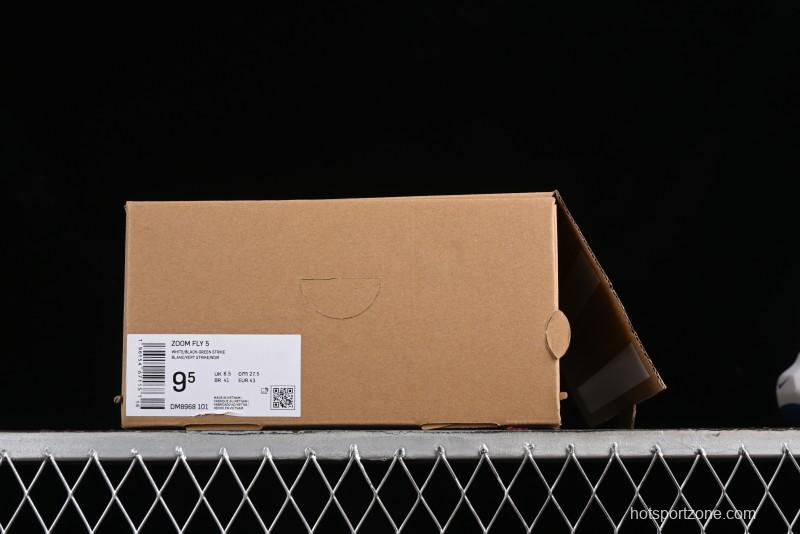 Nike Zoom Fly 5 Premium Lightweight Running Shoes with React Technology and Carbon Fiber Plate - DM8968-101