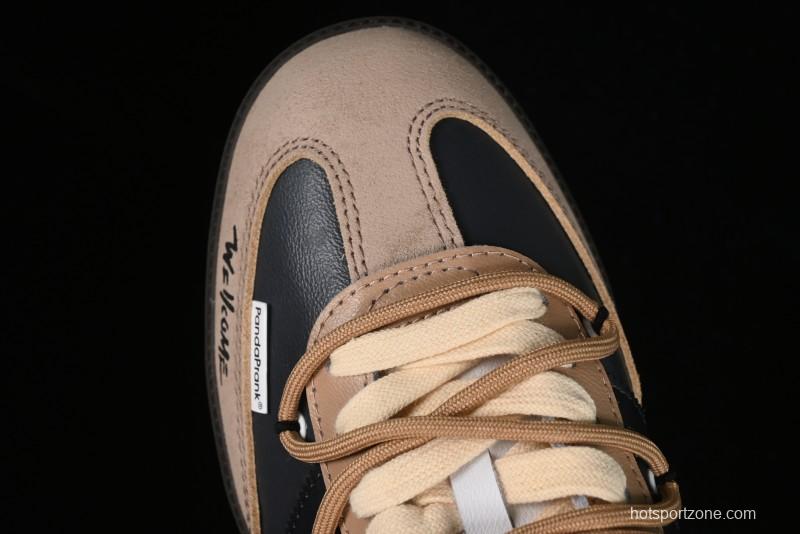 Adidas Originals Samba OG Low-Top Casual Sneakers with Panda Prank Retro Design - IG1025