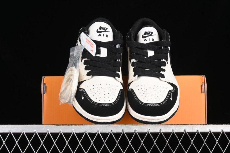 Nike Air Jordan 1 Low AJ1 Marvel Collaboration - Batman Custom High-End Low-Top Basketball Shoes - SJ6650-011