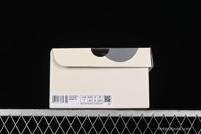 Nike Travis Scott x Fragment Design x Air Jordan 1 Low OG SP Retro Sneakers - JH6088-707