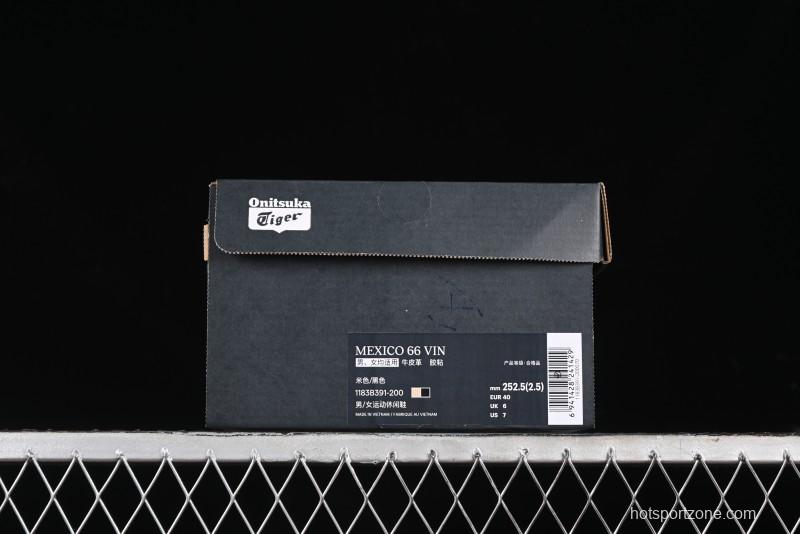 Onitsuka Tiger Mexico 66 Low-Top Leather Sneakers for Casual Running - 1183B391-200