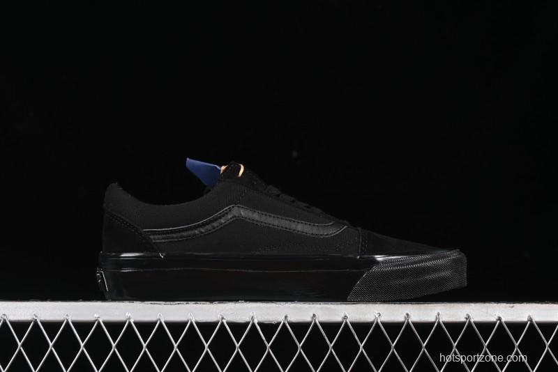 Vans Old Skool Premium Black Suede Retro Skate Shoes - VN000CXTBKA