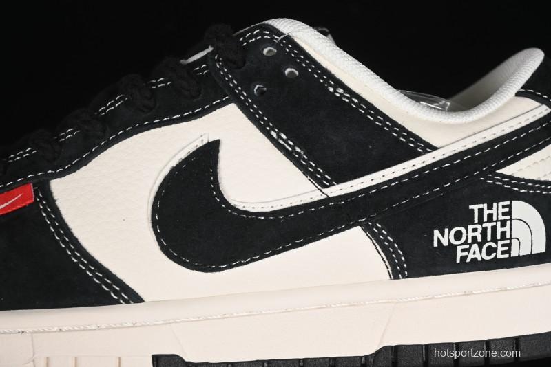 Nike SB Dunk Low The North Face Collaboration - Black Pig Eight Black Hook Anniversary High-End Custom Low-Top Casual Sneakers - SJ1089-011