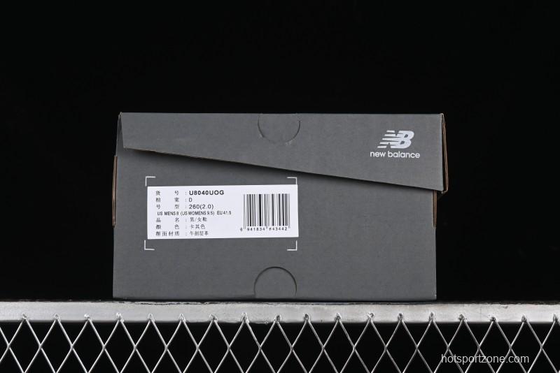 New Balance 8040 Series Cushion Slip-Resistant Breathable Low-Top Casual Shoes - U8040UOG